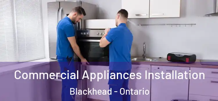 Commercial Appliances Installation Blackhead - Ontario