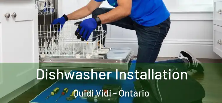 Dishwasher Installation Quidi Vidi - Ontario