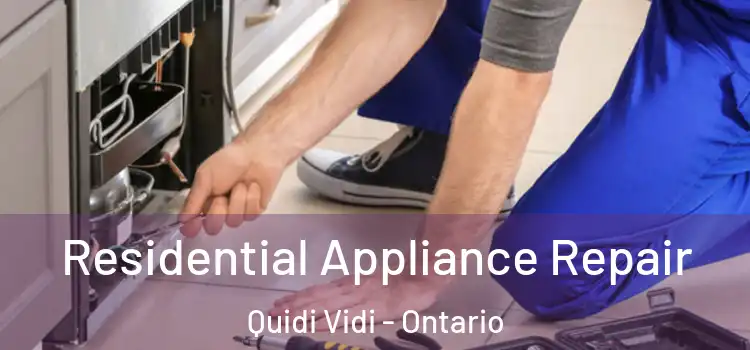 Residential Appliance Repair Quidi Vidi - Ontario
